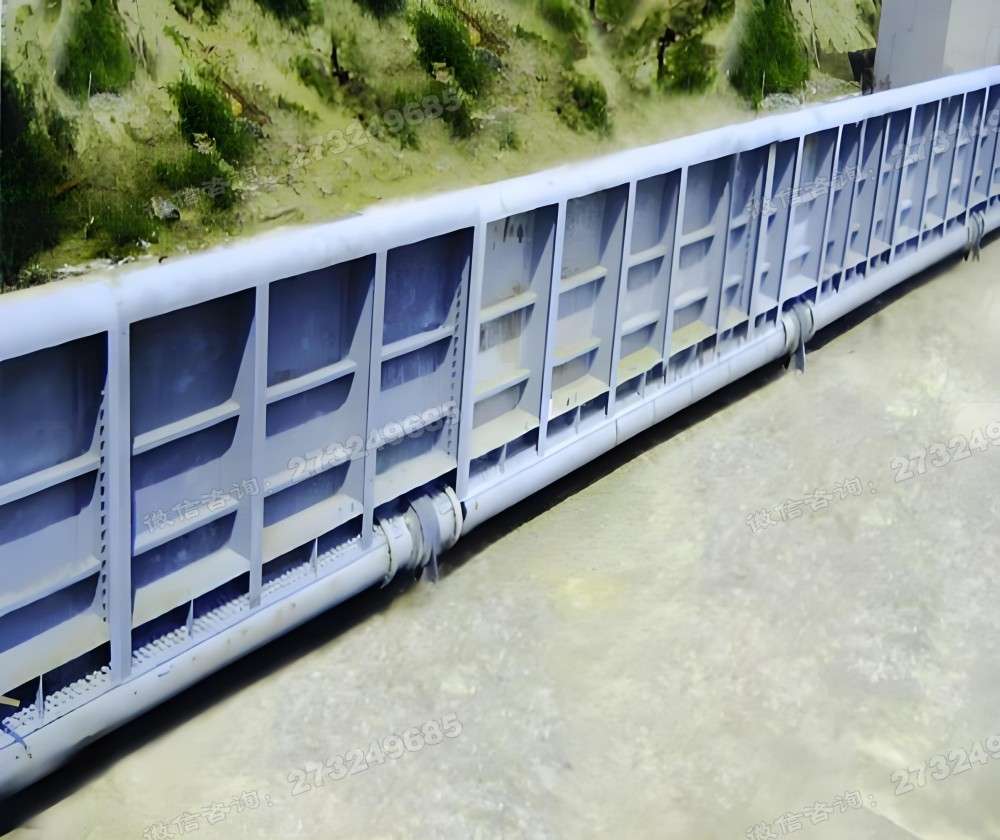 龙潭河道底轴钢坝