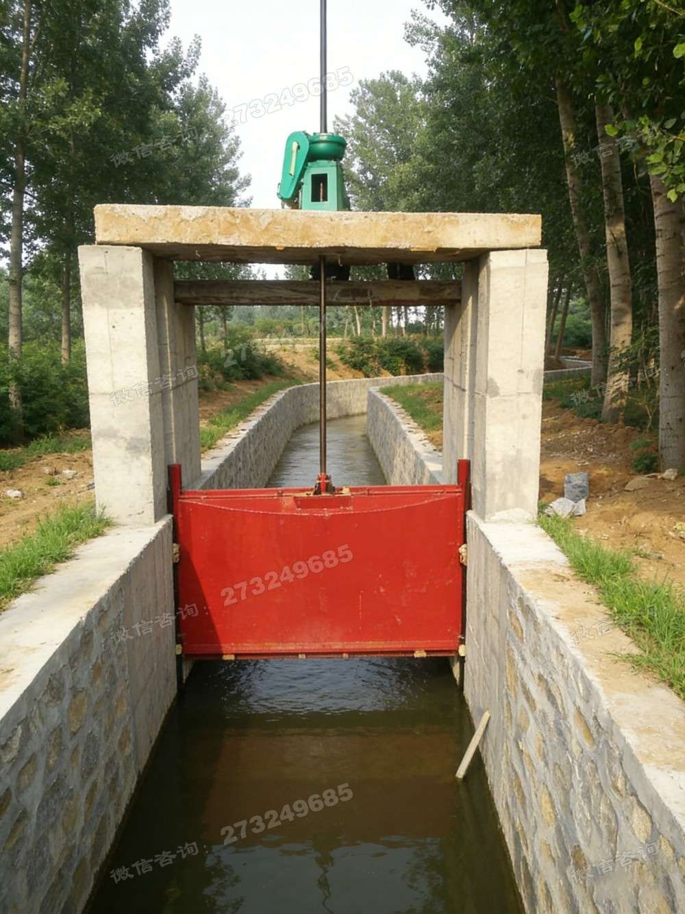 昌邑石砌渠道铸铁闸门
