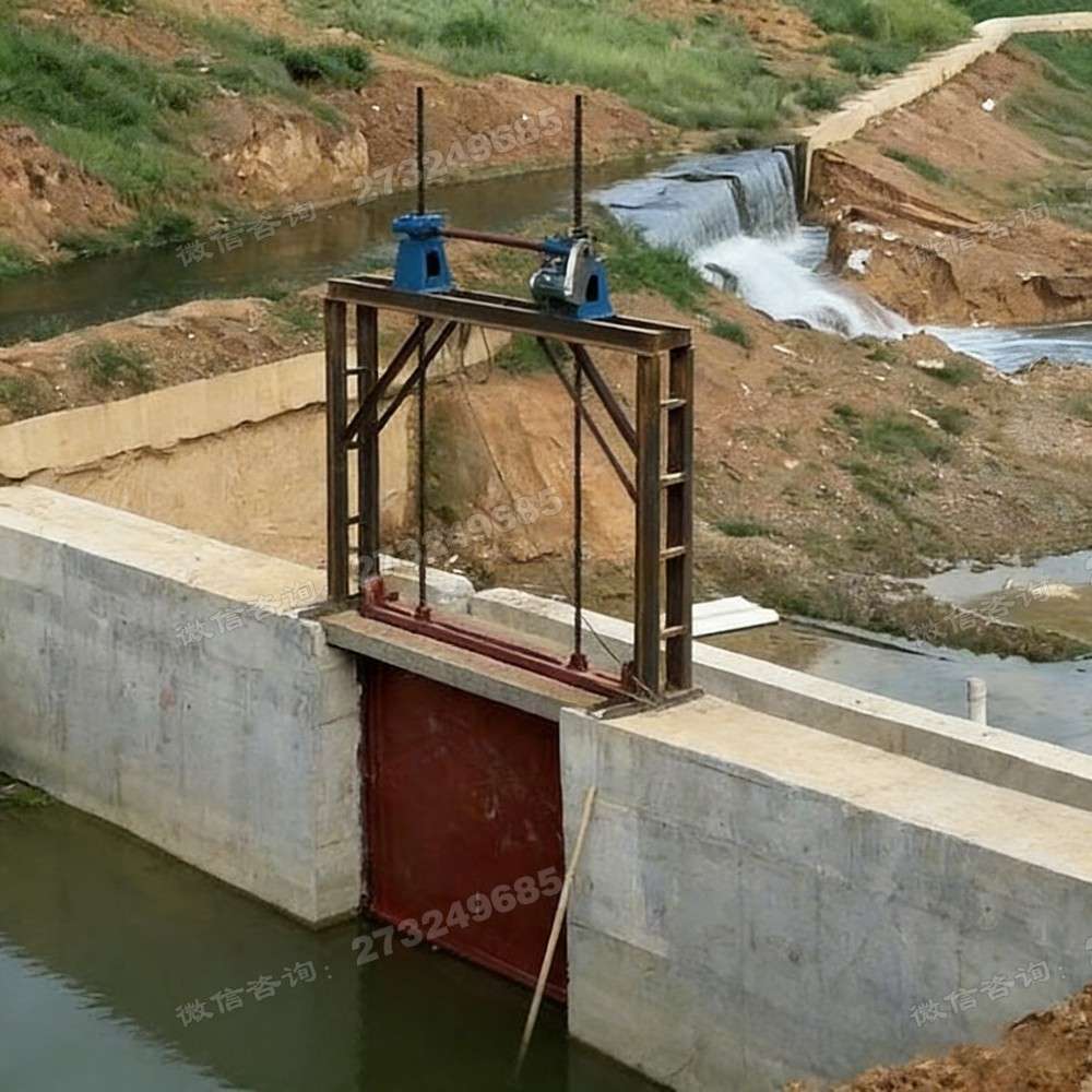 川汇渠道汇流双吊闸门