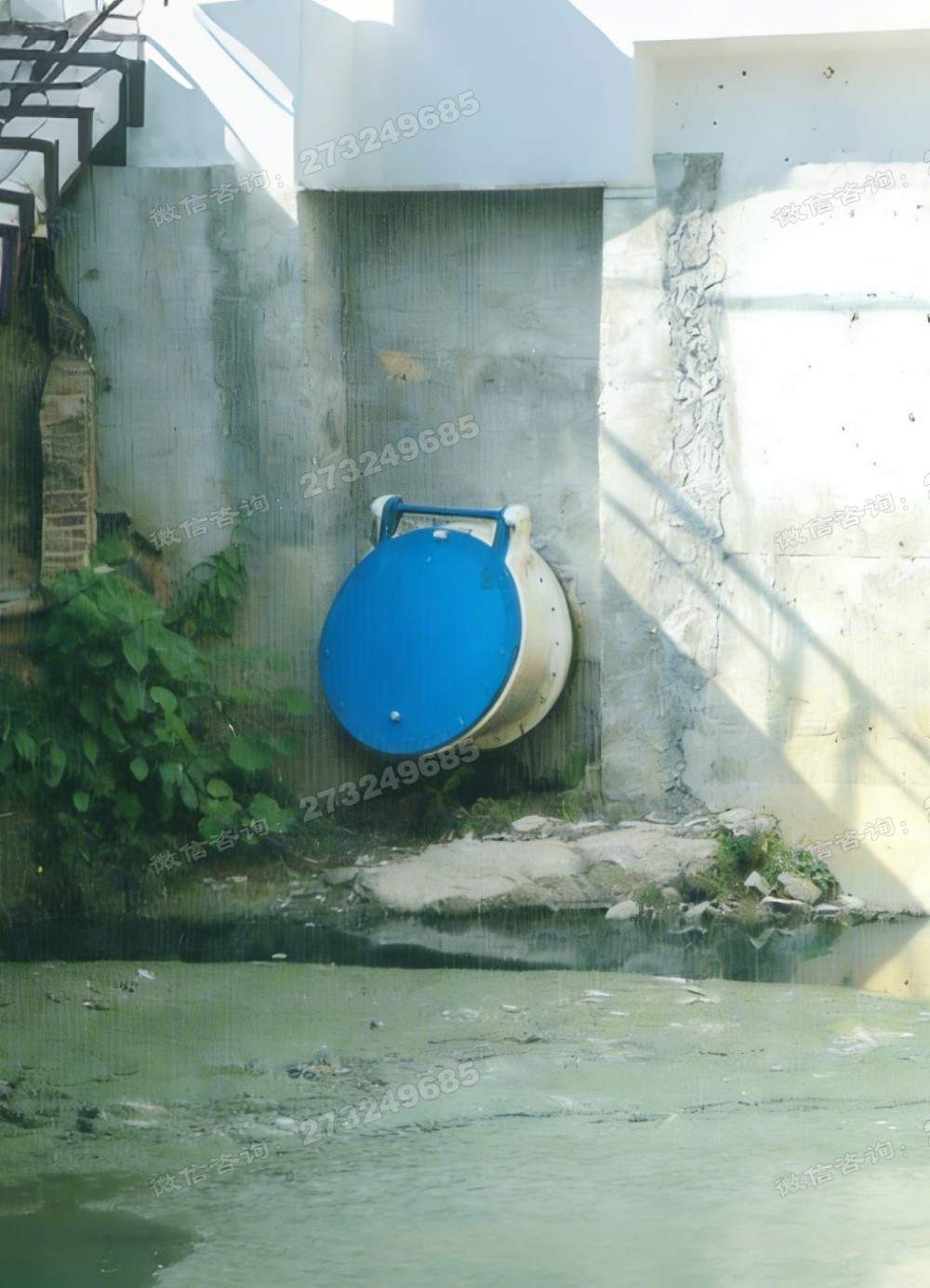 曲水县河道铸铁拍门