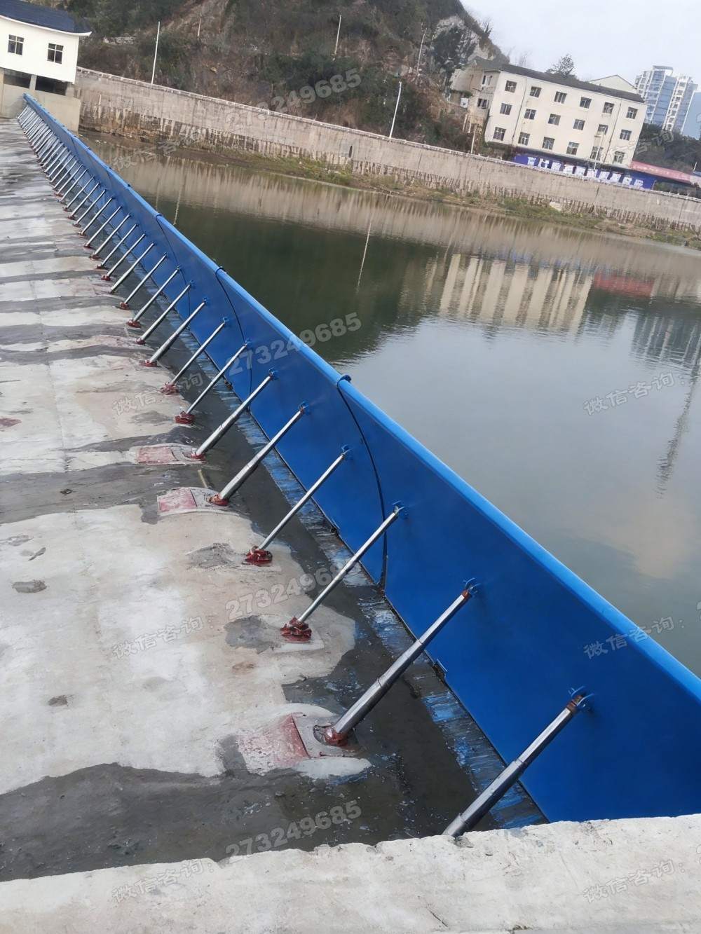 河南合页式液压钢坝