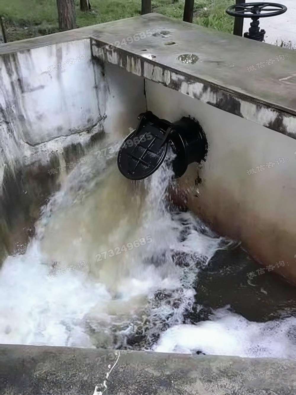 无锡铸铁管道拍门