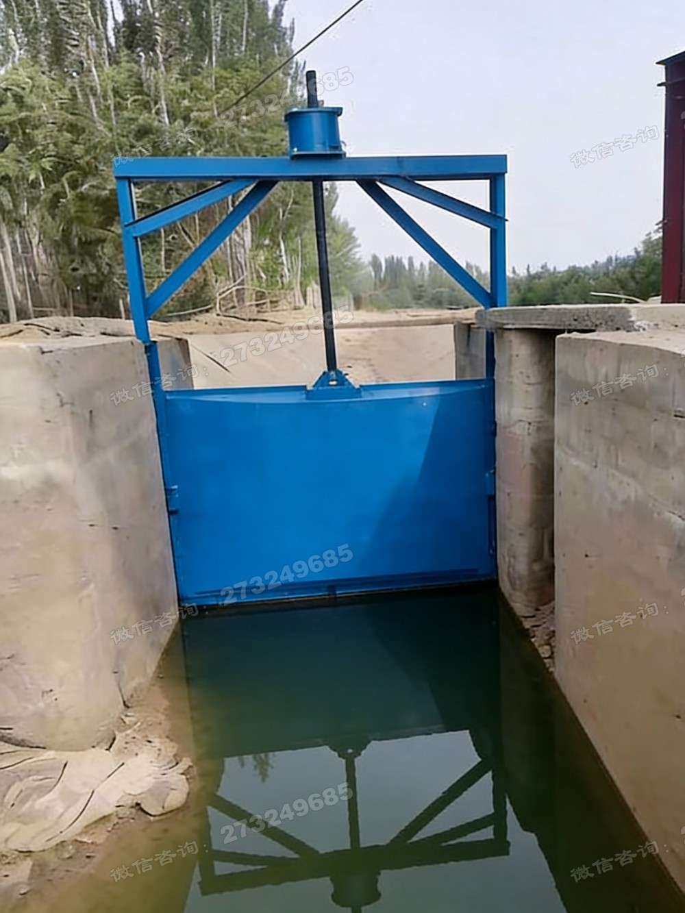 溧水县加强筋钢闸门