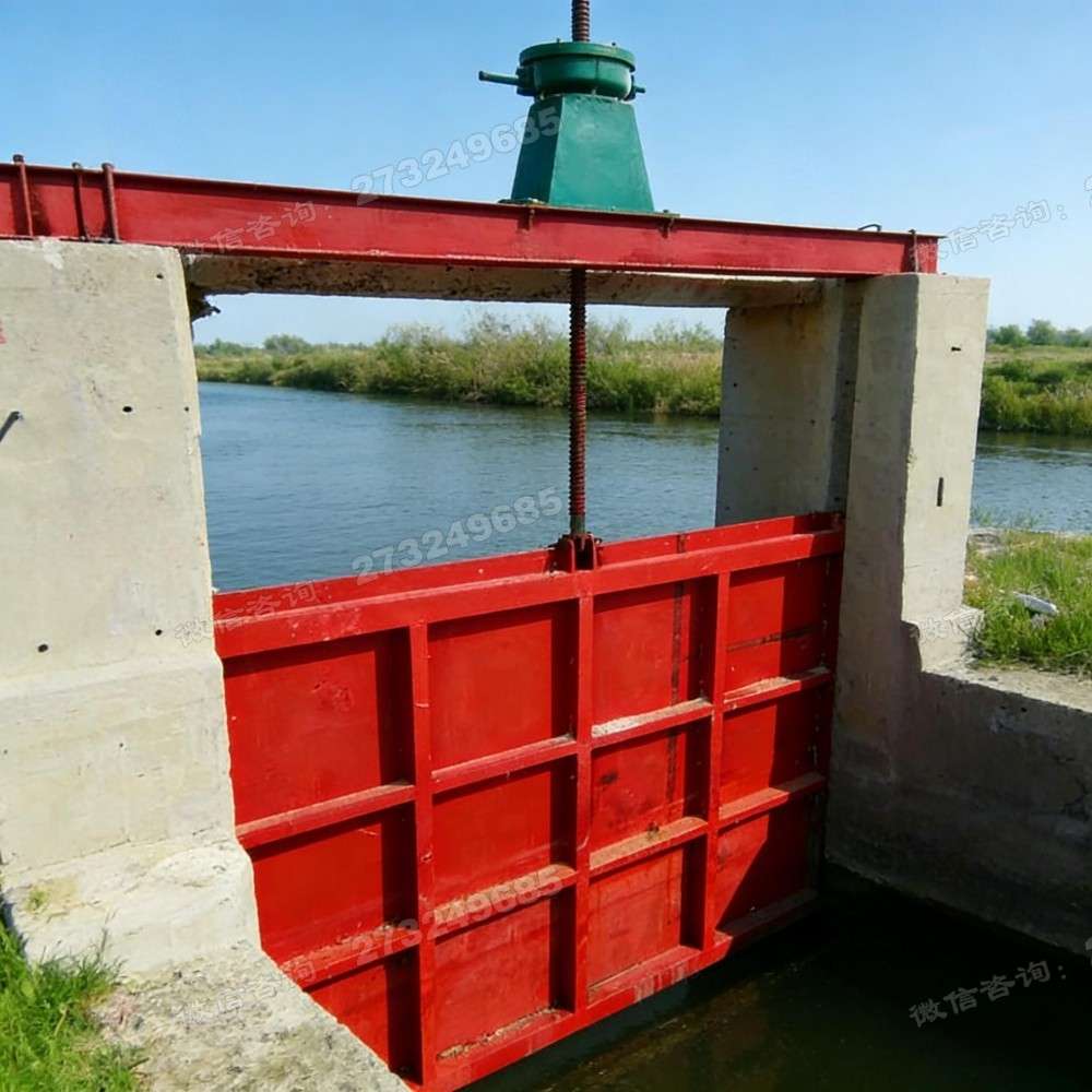 昌邑河道大口径钢制闸门