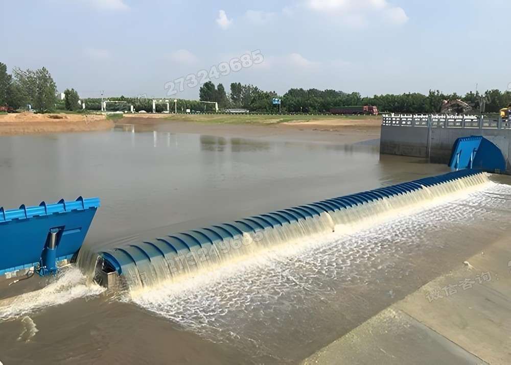 怀集县溢流堰液压钢坝
