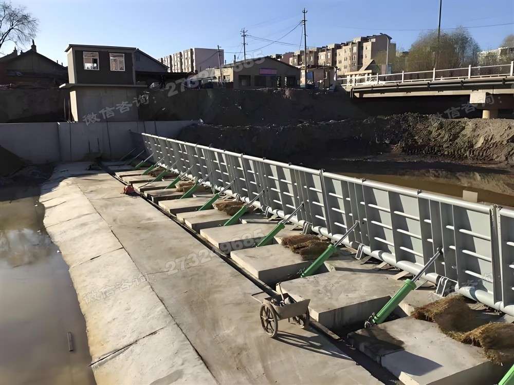 江干乡村河道液压钢坝