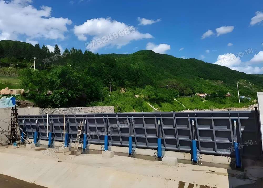 息县底横轴液压钢坝