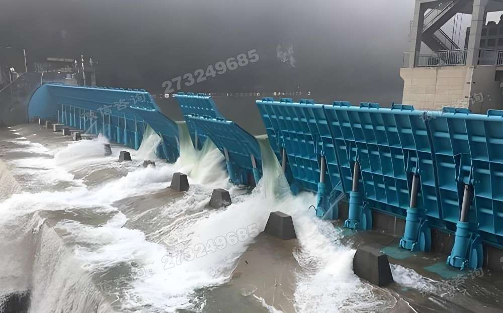 头屯河分段液压钢坝