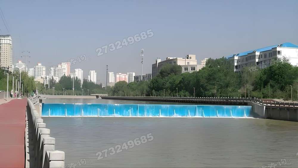 萧山城市水景液压钢坝