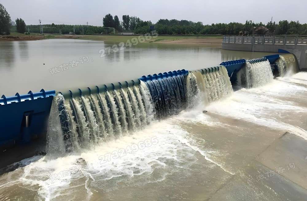 晋中泄洪液压钢坝控水闸门