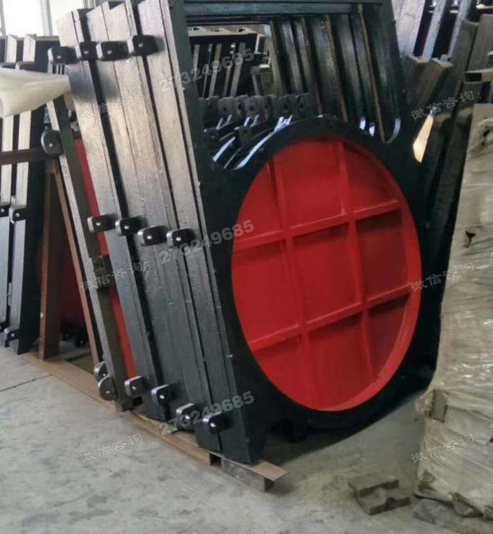 周宁县框架式圆形铸铁闸门